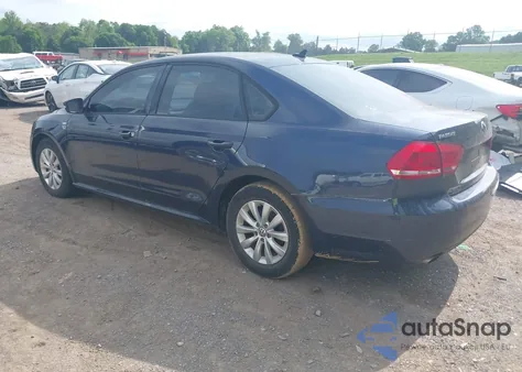 2015 Volkswagen Passat 1.8T Wolfsburg Edition из США, поврежденный, VIN 1VWAT7A3XFC040684